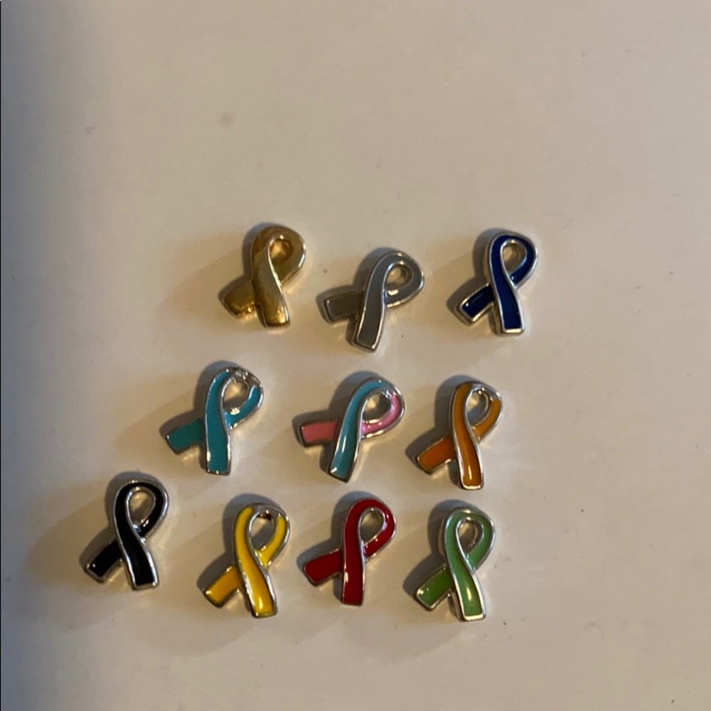 Origami Owl awareness charms (10)